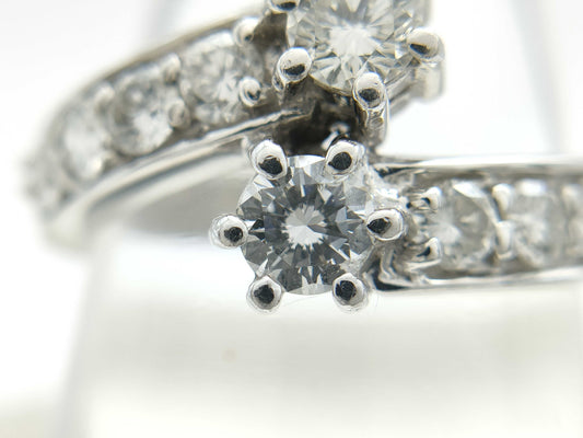 D1.05ct Pt900 6.8g Ring 