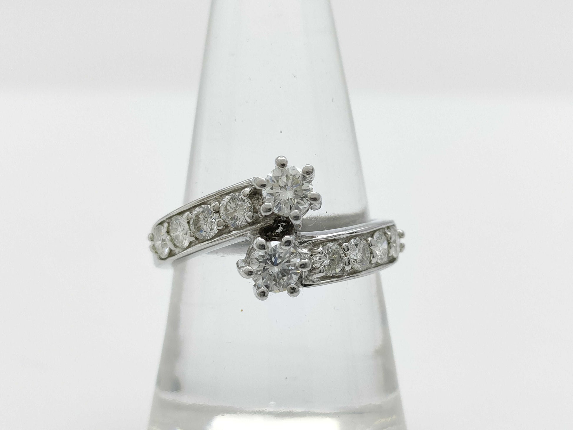 D1.05ct Pt900 6.8g Ring 