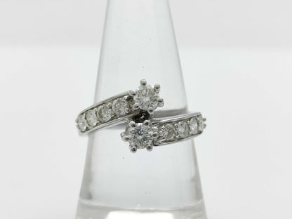 D1.05ct Pt900 6.8g Ring 