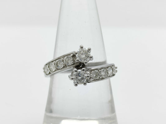 D1.05ct Pt900 6.8g Ring 