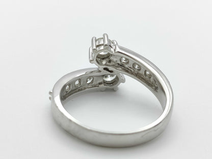 D1.05ct Pt900 6.8g Ring 