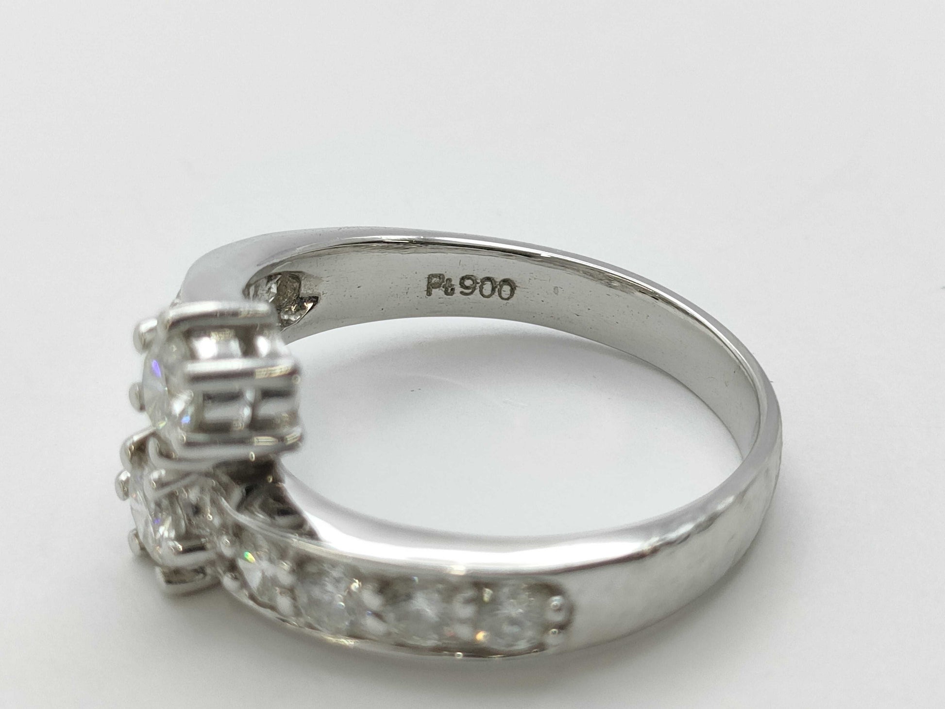 D1.05ct Pt900 6.8g Ring 