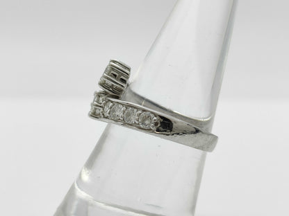 D1.05ct Pt900 6.8g Ring 