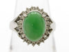 Jade D0.35ct Pt900 7.3g Ring 