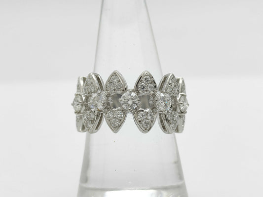 MIKIMOTO D1.13ct Pt950 11.4g Ring 