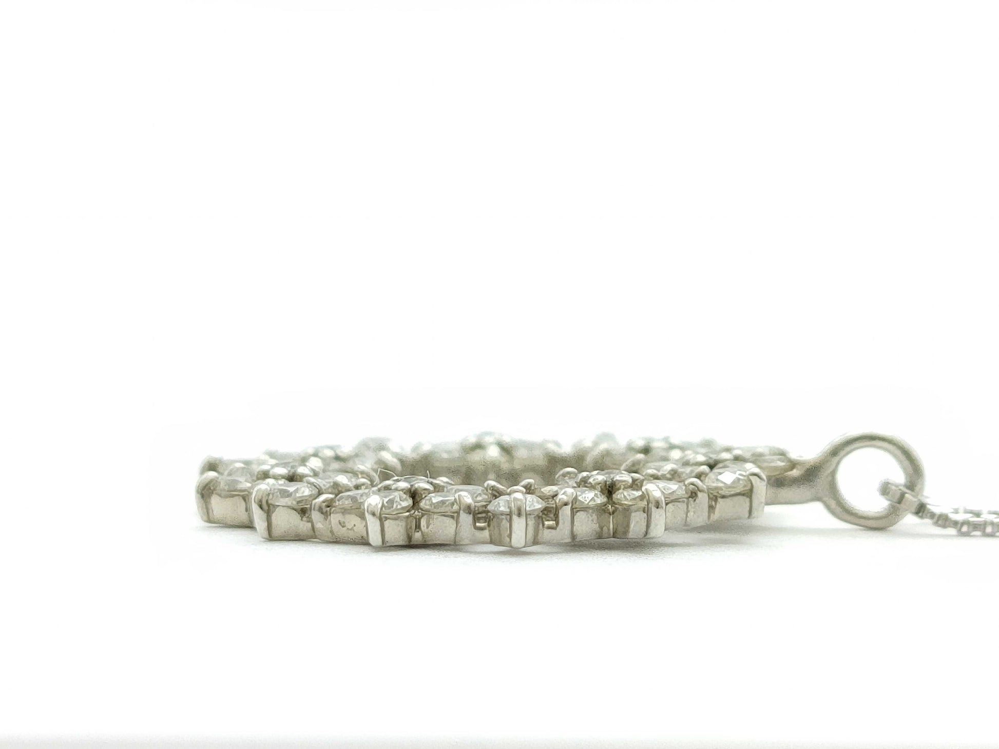 D0.50ct Pt900/850 3.0g Necklace 