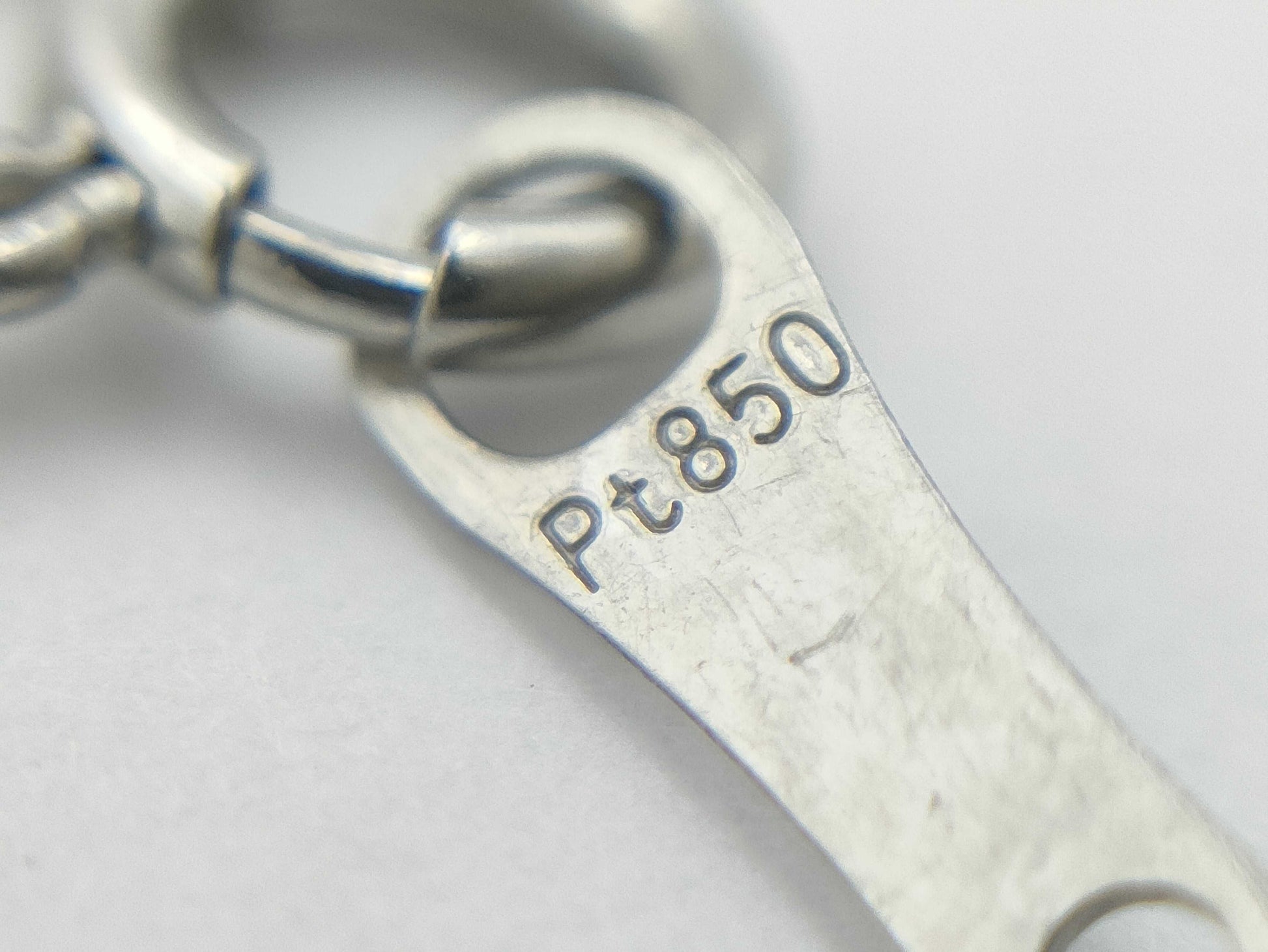 D0.50ct Pt900/850 3.0g Necklace 