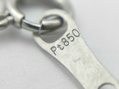 D0.50ct Pt900/850 3.0g Necklace 