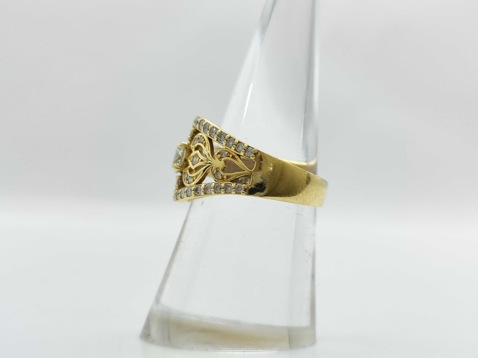 D0.362/0.48ct K18 6.3g Ring 