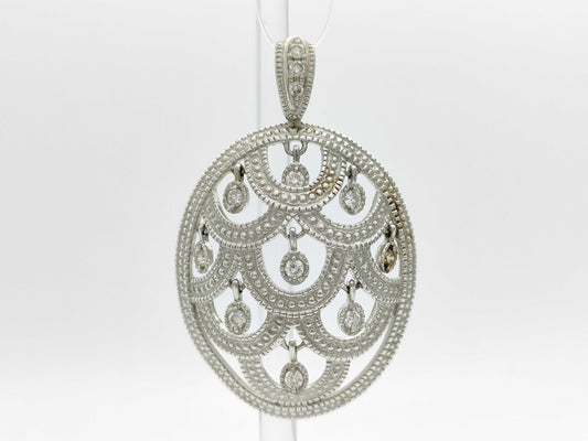 D0.50ct Pt900 18.6g Pendant Top 
