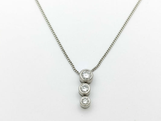 D0.50ct PT900/PT850 3.7g Necklace 