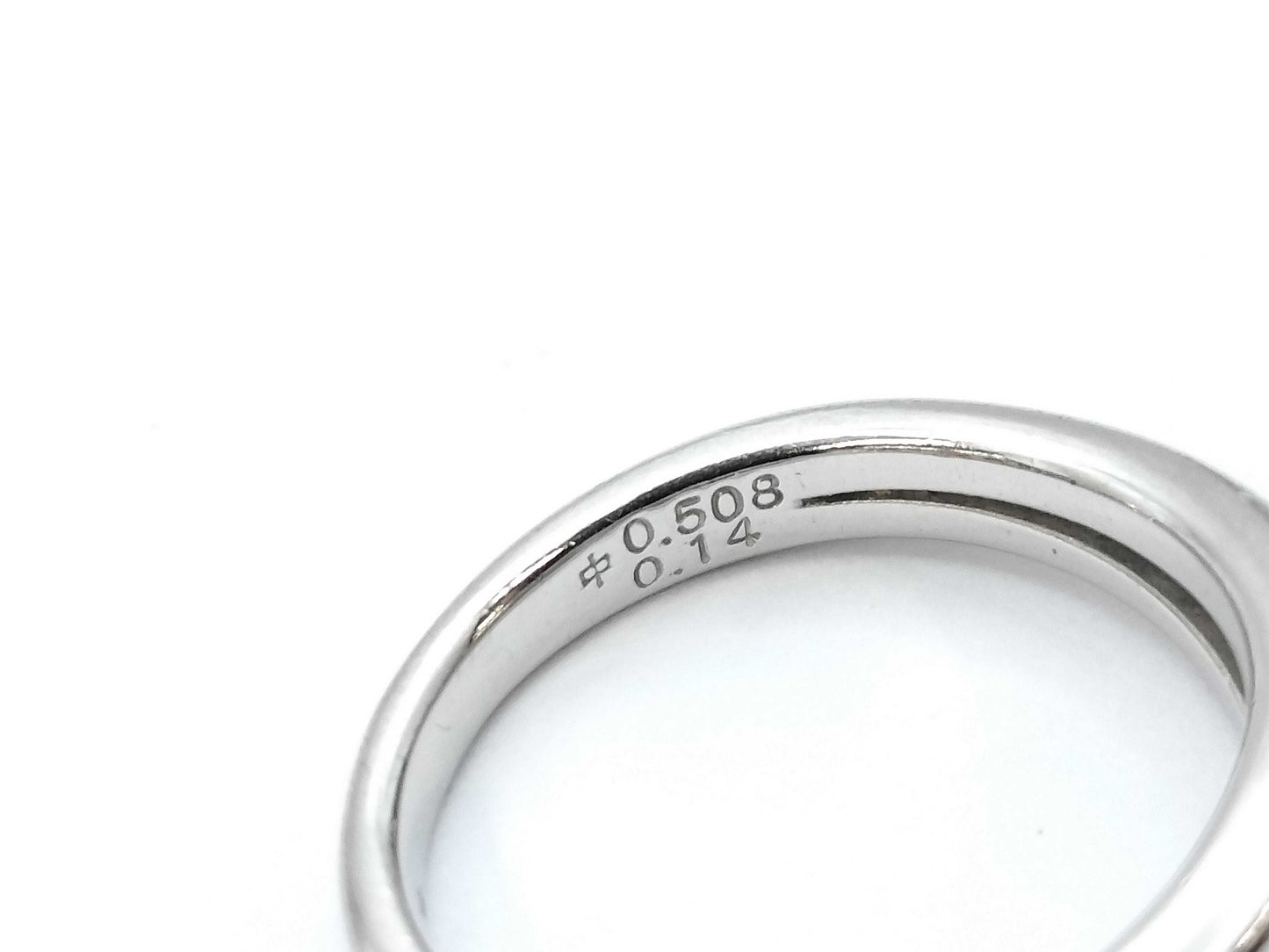 D0.508ct FD0.14ct PT900 7.7g Ring 