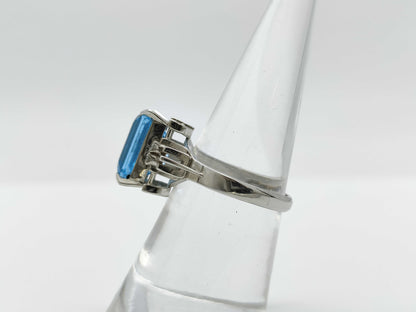 BT6.84ct D0.06ct Pt900 7.5g Ring 
