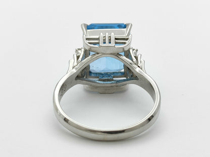 BT6.84ct D0.06ct Pt900 7.5g Ring 
