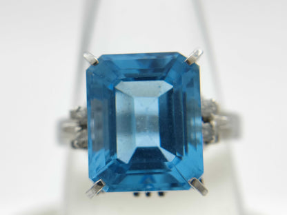 BT6.84ct D0.06ct Pt900 7.5g Ring 