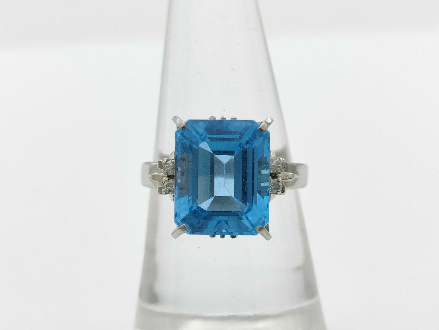 BT6.84ct D0.06ct Pt900 7.5g Ring 
