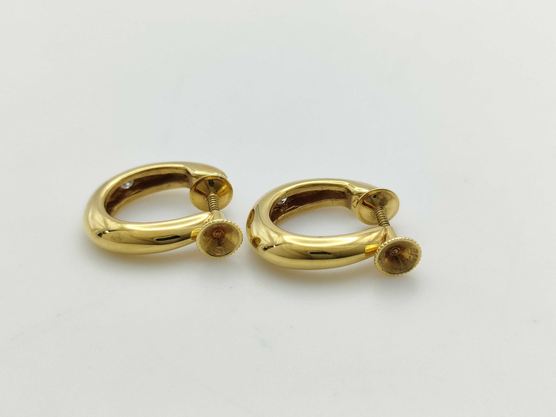 MIKIMOTO K18 6.7g Earrings 