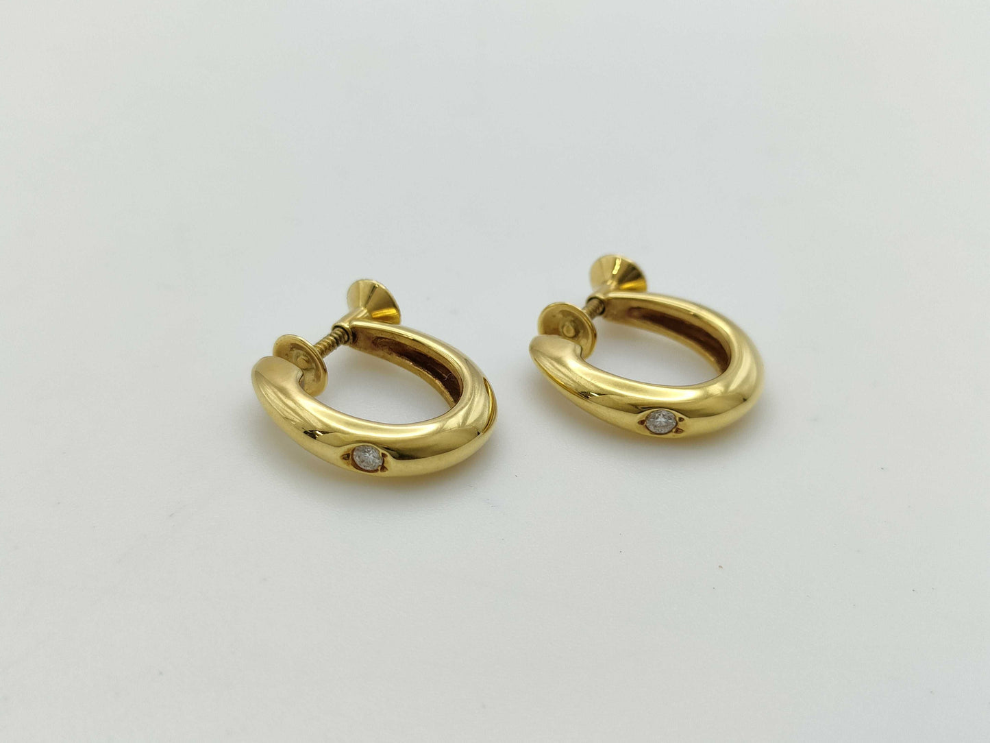 MIKIMOTO K18 6.7g Earrings 