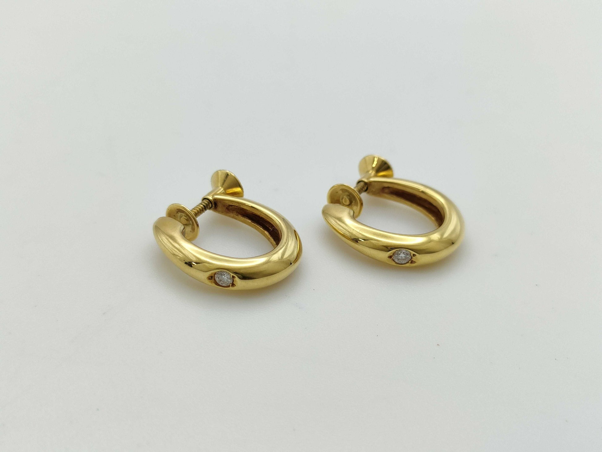 MIKIMOTO K18 6.7g Earrings 