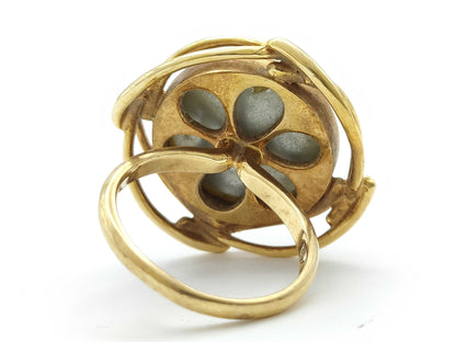 TASAKI Mabe Pearl Ring, Diameter: Approx. 15.8mm, 14K Gold, 9.9g 