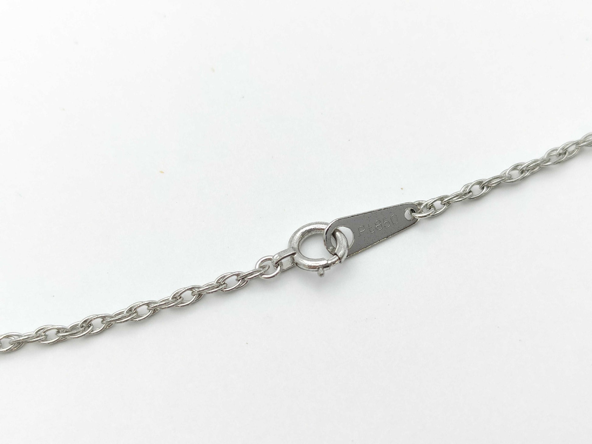 S 0.84ct D 0.32ct PT900/PT850 6.2g Necklace 