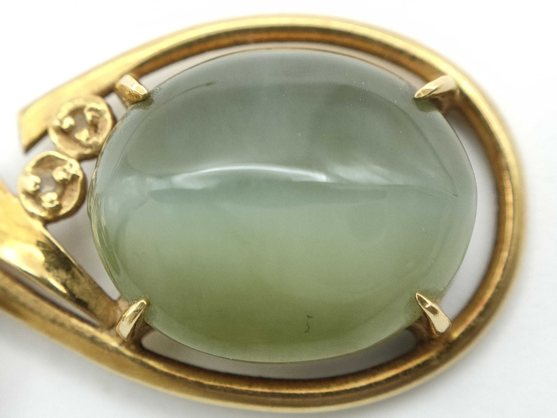 Colored Stone Necklace, 18K Gold, 10.5g 