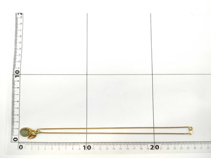 Colored Stone Necklace, 18K Gold, 10.5g 