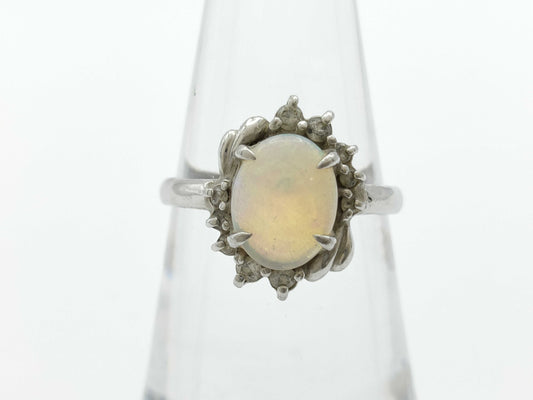OP1.03ct D0.15ct PT900 3.5g Ring 