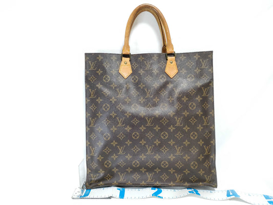 LOUIS VUITTON RFID Unverified MI8906 Monogram Louis Vuitton Sac Plat Tote Bag Handbag