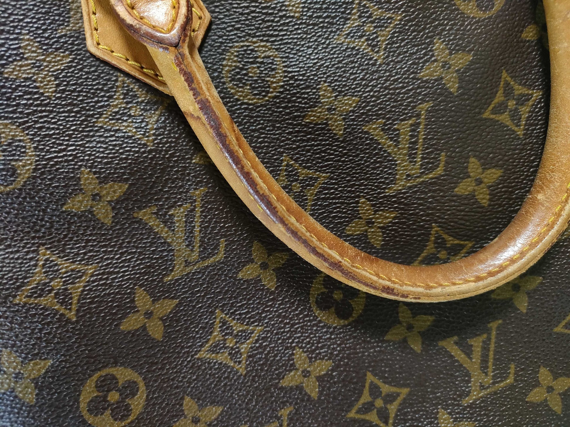 LOUIS VUITTON RFID Unverified MI8906 Monogram Louis Vuitton Sac Plat Tote Bag Handbag