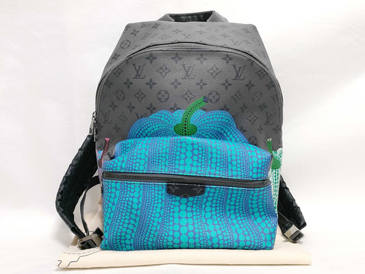 LOUIS VUITTON RFID Verified, Serial Unverifiable Louis Vuitton Yayoi Kusama Collaboration Monogram Eclipse Reverse Discovery Backpack