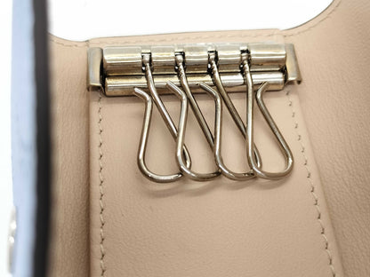 LOUIS VUITTON RFID Unverifiable Mahina Louis Vuitton M81706 Mahina Multicle 4 Key Case Blue LV Monogram Leather Japan Exclusive Color Key Case/Key Holder