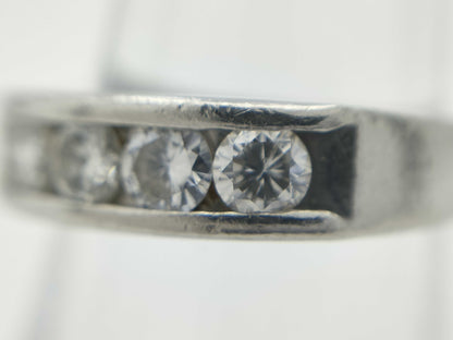 D1.00ct Pt900 5.3g Ring 