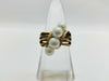 MIKIMOTO Pearl Ring, Diameter 5.3-6.0mm, 14K Gold, 7.6g 