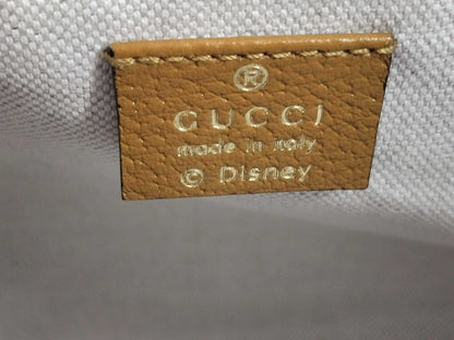 GUCCI GG Supreme GUCCI GG Supreme Shoulder Bag 602691 Mickey Mouse Collaboration Shoulder Bag