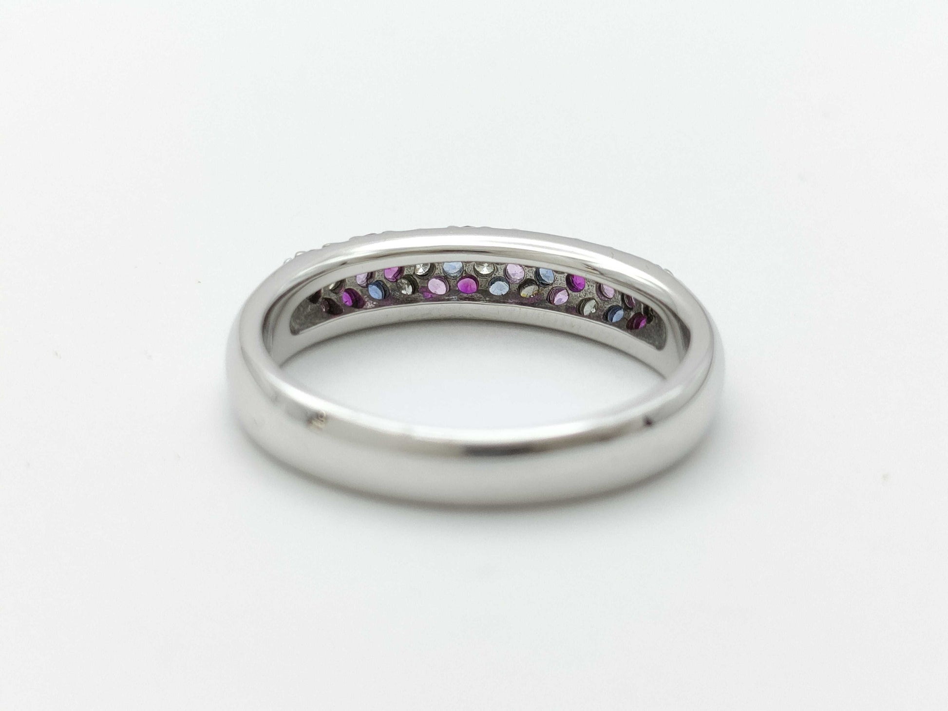 Ponte Vecchio S0.37ct D0.10ct K18WG 3.9g Ring 
