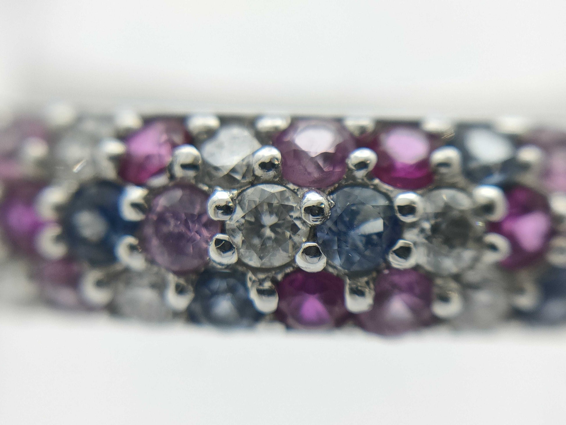 Ponte Vecchio S0.37ct D0.10ct K18WG 3.9g Ring 