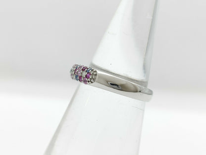 Ponte Vecchio S0.37ct D0.10ct K18WG 3.9g Ring 