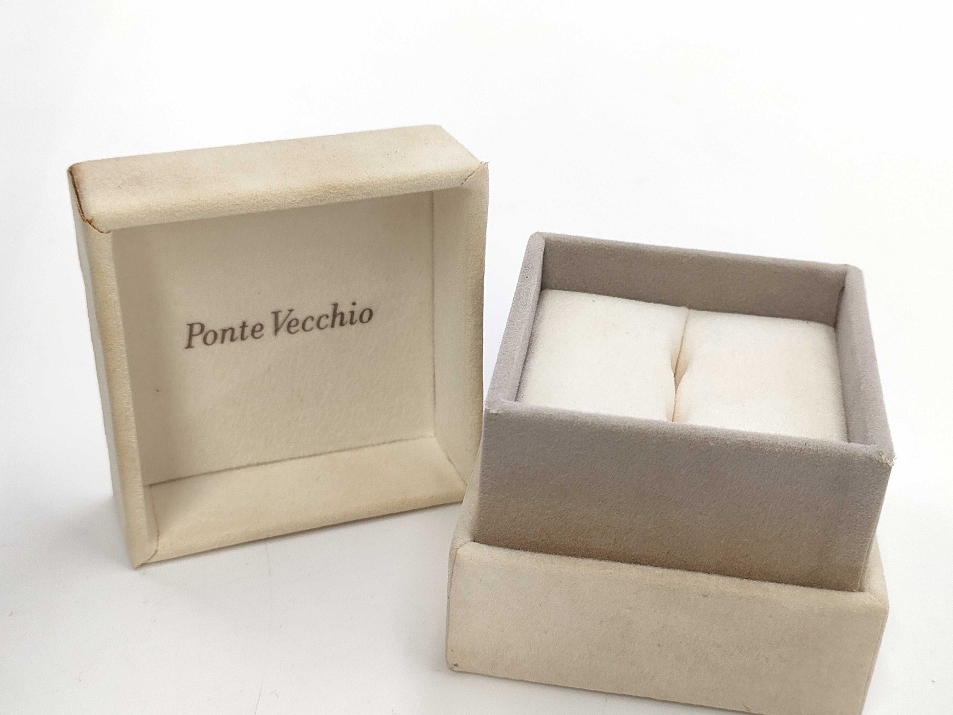 Ponte Vecchio S0.37ct D0.10ct K18WG 3.9g Ring 