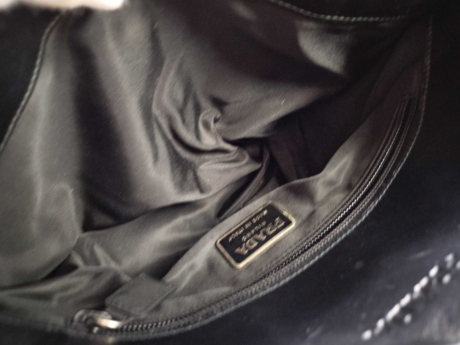 PRADA Nylon PRADA One-Shoulder Bag Nylon Black Shoulder Bag