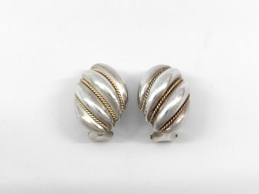 Tiffany & Co. TIFFANY & Co. Shell Motif Earrings 925/750 8g Earrings