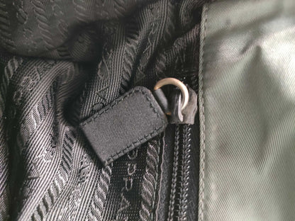 PRADA Nylon Prada One-Shoulder Bag Nylon Khaki Shoulder Bag