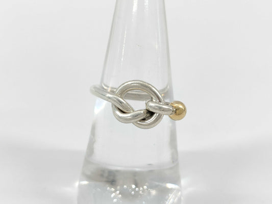 Tiffany & Co. TIFFANY & Co. Love Knot Ring 925/18K 3.0g Ring