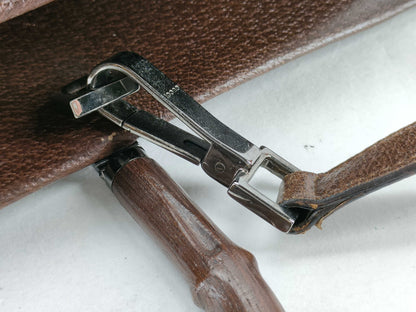 GUCCI Bamboo 2-Way Bag 002~ Brown Leather Handbag