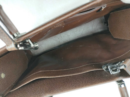 GUCCI Bamboo 2-Way Bag 002~ Brown Leather Handbag