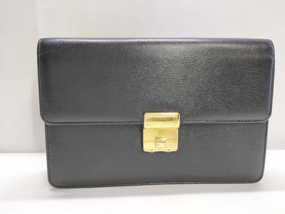 GIVENCHY Second Bag, Black Leather, Minor Scratches on Hardware, Minor Signs of Use, Stored, Item Number: 00