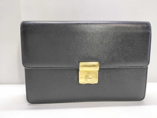 GIVENCHY Second Bag, Black Leather, Minor Scratches on Hardware, Minor Signs of Use, Stored, Item Number: 00