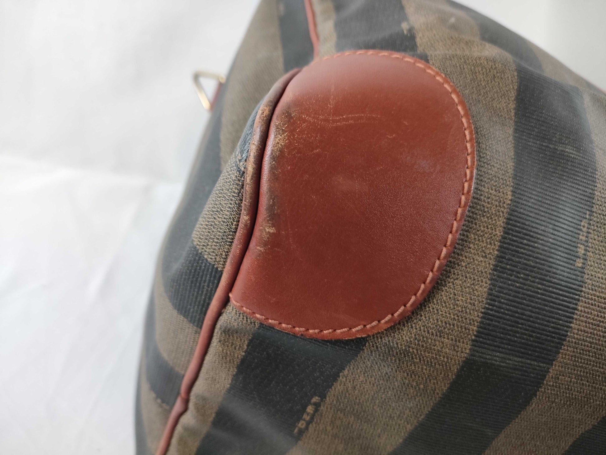 FENDI Pecan Boston Bag, Brown