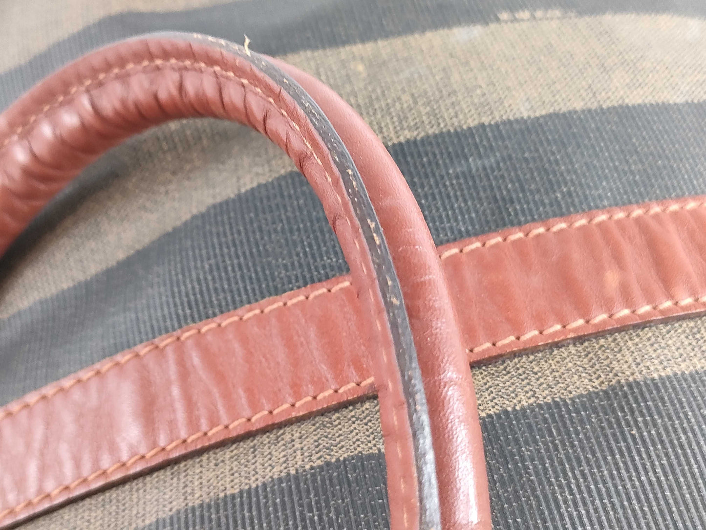 FENDI Pecan Boston Bag, Brown