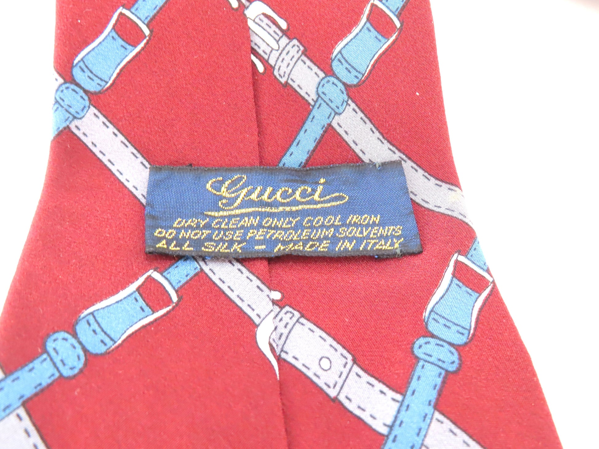 GUCCI GUCCI Tie Old Tag/Bordeaux Tie